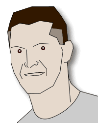 line drawing of scott